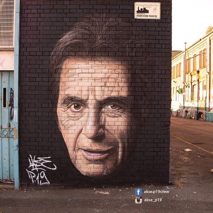 Street Artist Pays Homage To Pop Icons With Giant Murals
