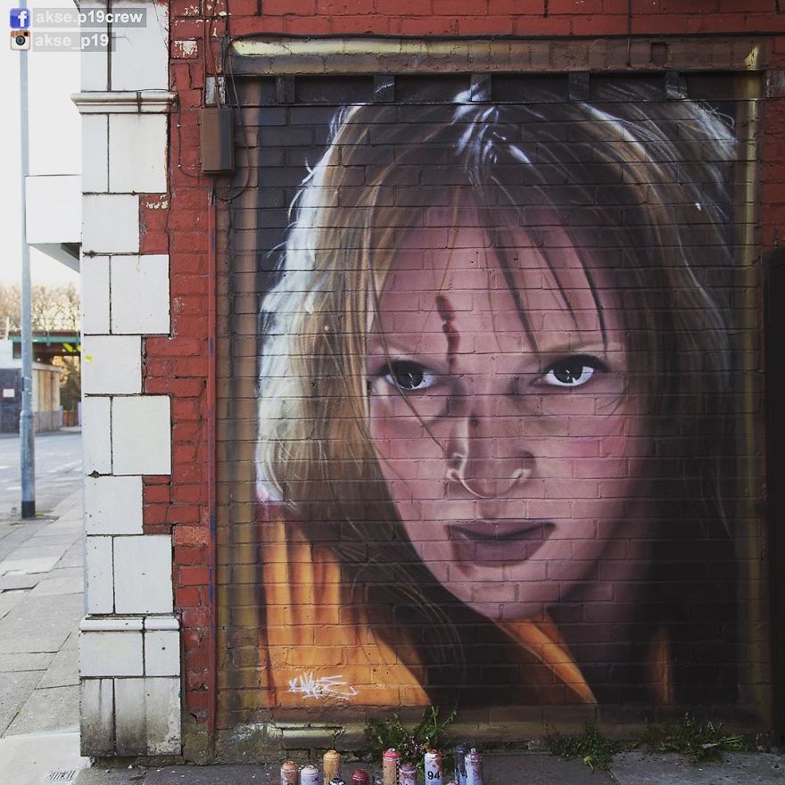 Street Artist Pays Homage To Pop Icons With Giant Murals