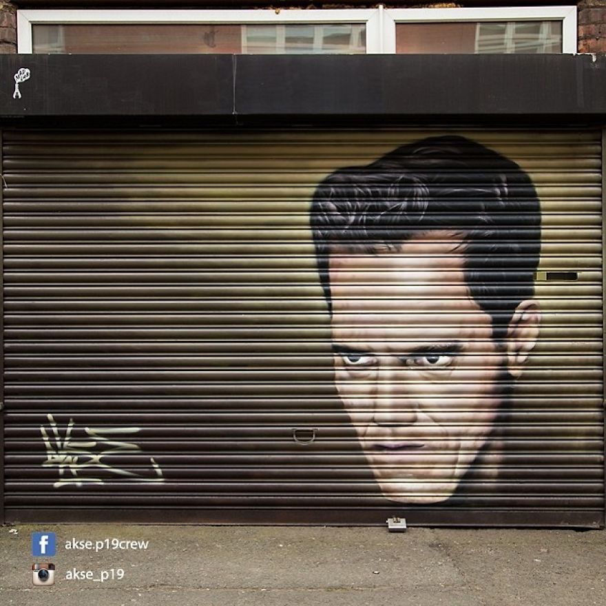 Street Artist Pays Homage To Pop Icons With Giant Murals