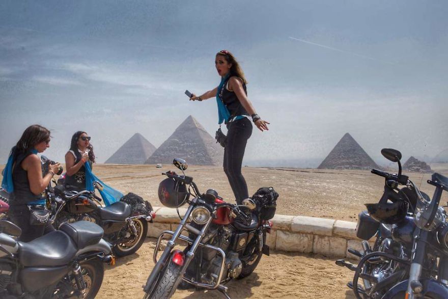 Females Bikers In Middle East Females Bikers In Middle East