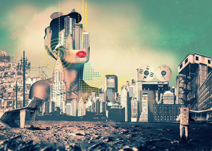 I Create The Weirdest Digital Collages Of Urban Surrealism And Greek Myths