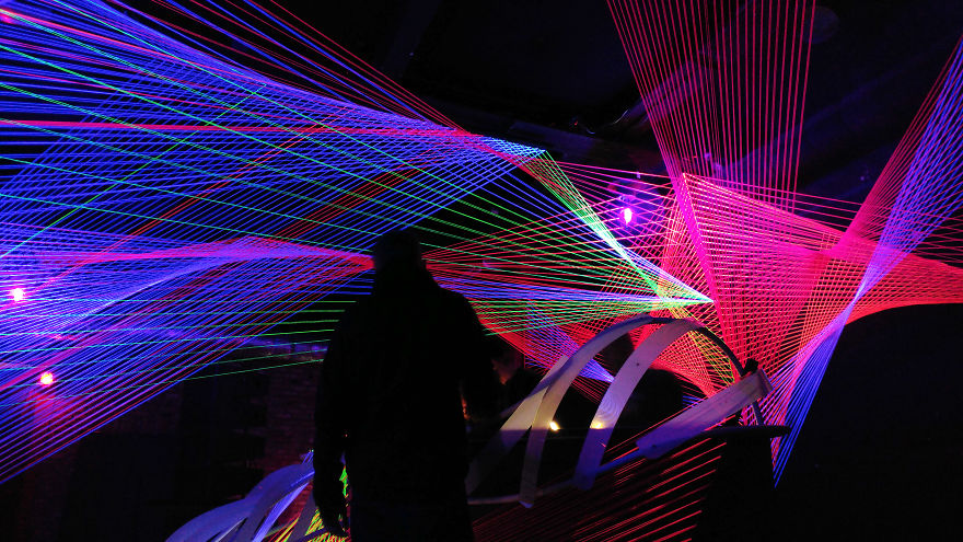 We Make String Installations With Tens Of Thousands Of Intersecting Straight Lines We Make String Installations With Tens Of Thousands Of Intersecting Straight Lines