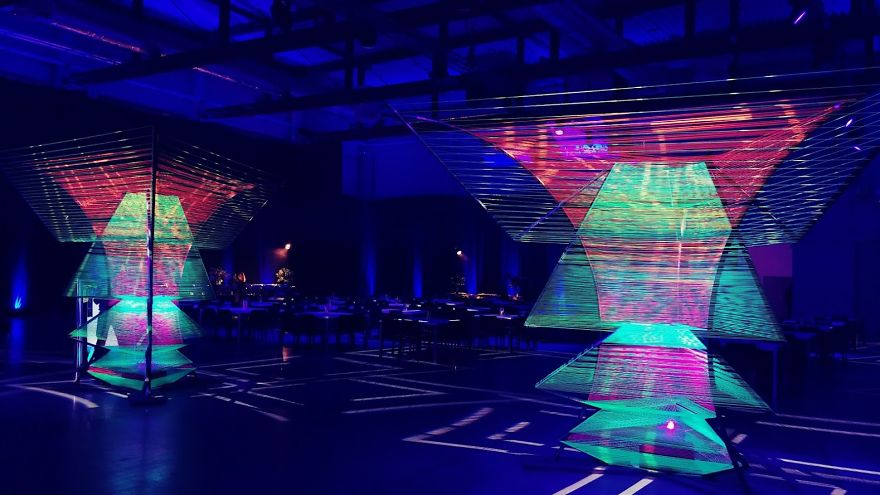 We Make String Installations With Tens Of Thousands Of Intersecting Straight Lines We Make String Installations With Tens Of Thousands Of Intersecting Straight Lines