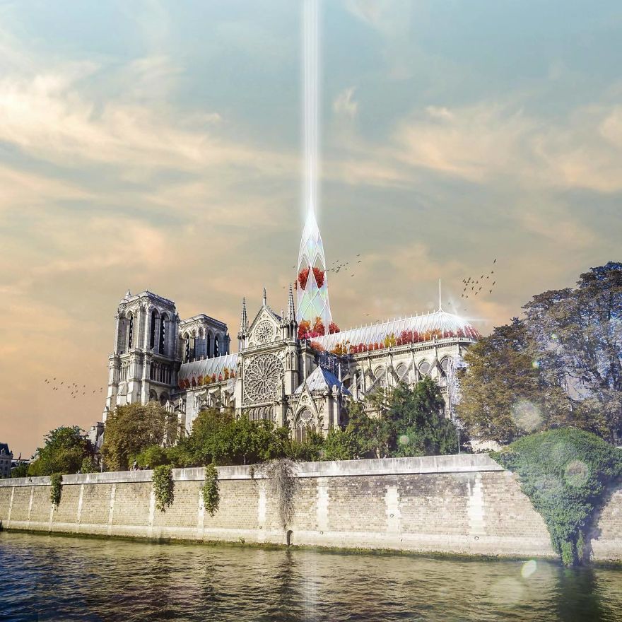 17 Artists Suggest Notre Dame Cathedral Reconstruction Designs 17 Artists Suggest Notre Dame Cathedral Reconstruction Designs