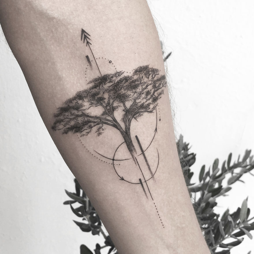 My 40 Geometric Tattoo Designs That Reflect Events In People&#8217;s Lives