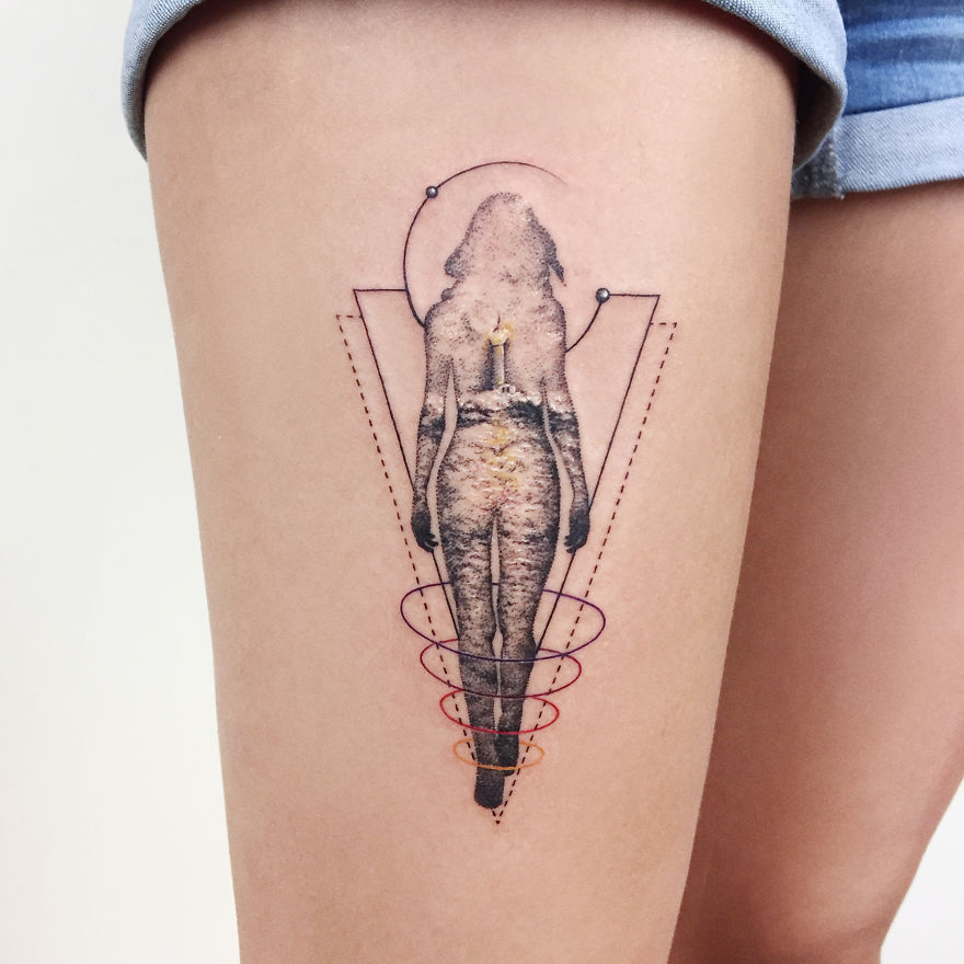 My 40 Geometric Tattoo Designs That Reflect Events In People&#8217;s Lives