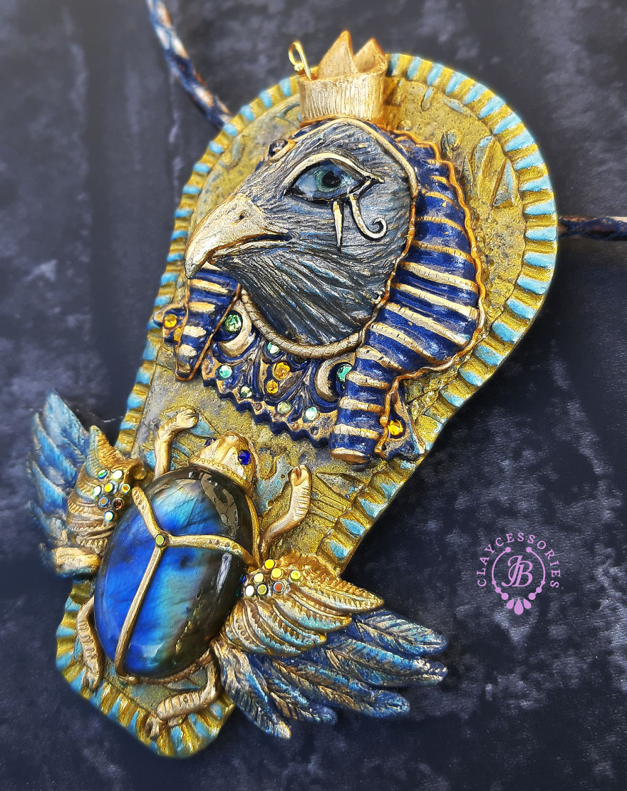 I Make Ancient Egyptian Jewelry From Polymer Clay I Make Ancient Egyptian Jewelry From Polymer Clay
