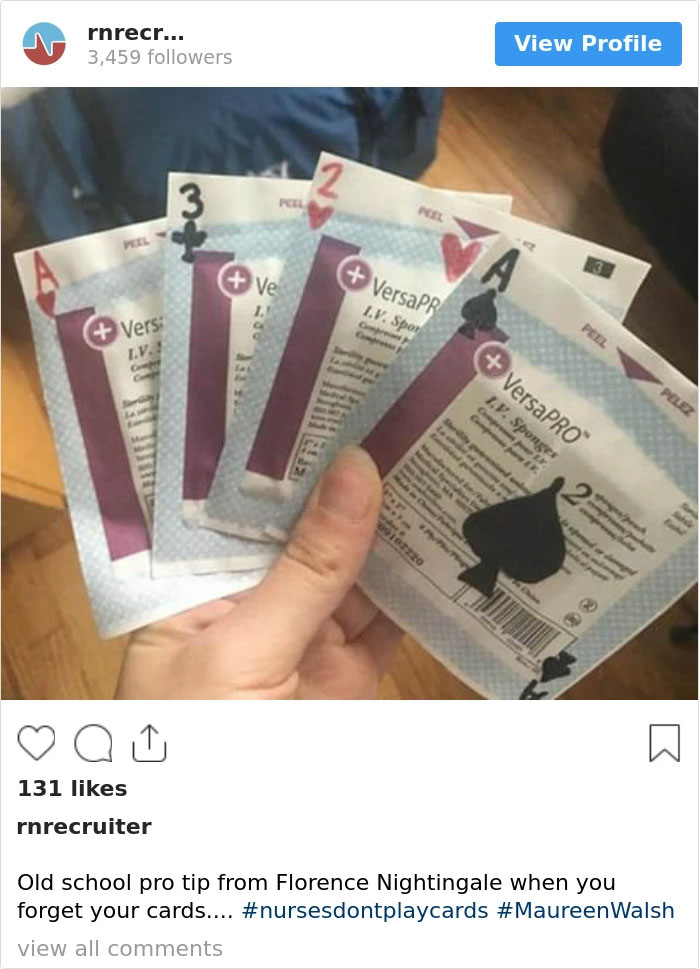 Senator Says Nurses Don’t Need Breaks As They Spend Most Of The Day Playing Cards, Nurses Respond With Sarcastic Pics Senator Says Nurses Don’t Need Breaks As They Spend Most Of The Day Playing Cards, Nurses Respond With Sarcastic Pics