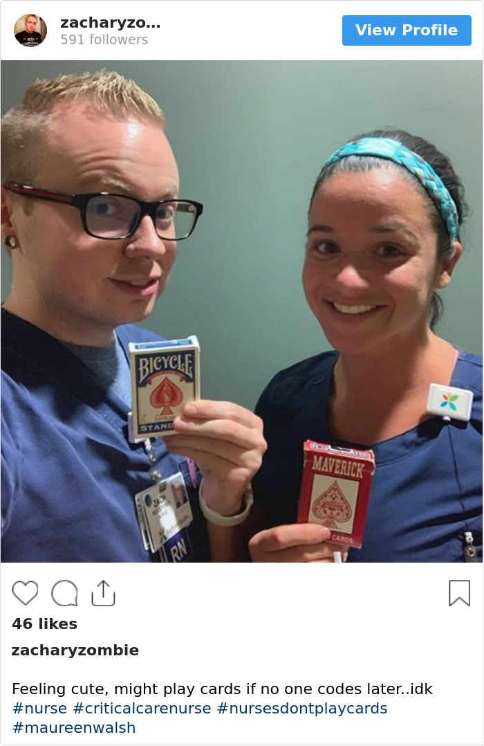 Senator Says Nurses Don’t Need Breaks As They Spend Most Of The Day Playing Cards, Nurses Respond With Sarcastic Pics Senator Says Nurses Don’t Need Breaks As They Spend Most Of The Day Playing Cards, Nurses Respond With Sarcastic Pics