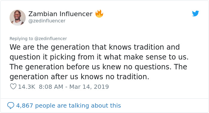 Guy Lists Why Millennials Are ‘The Most Unique Generation Of All Time’ And His Twitter Thread Goes Viral Guy Lists Why Millennials Are ‘The Most Unique Generation Of All Time’ And His Twitter Thread Goes Viral