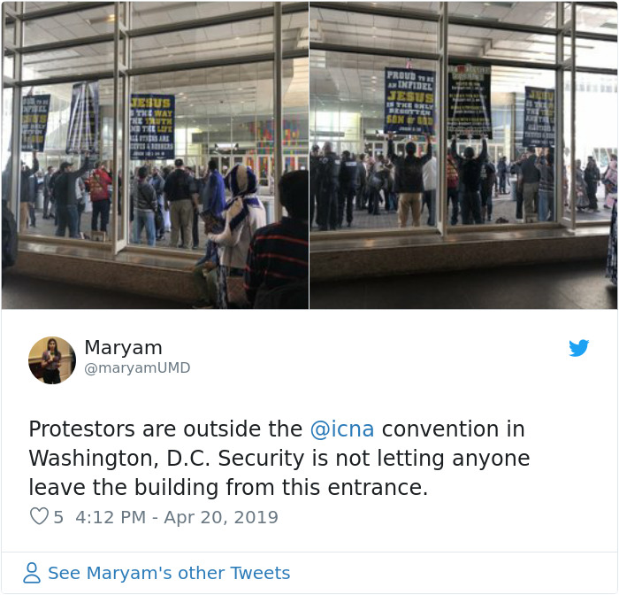 This Muslim Woman Took A Smiling Stand Against Anti-Muslim Protesters And Went Viral This Muslim Woman Took A Smiling Stand Against Anti-Muslim Protesters And Went Viral