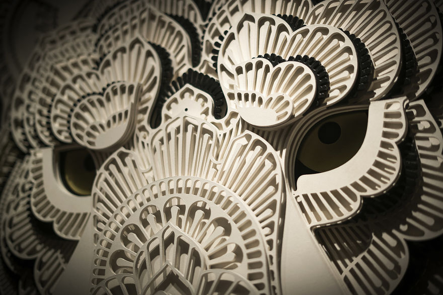 Layered 3D Sculpture Came To Life Using Customized Facebook 3D Photo