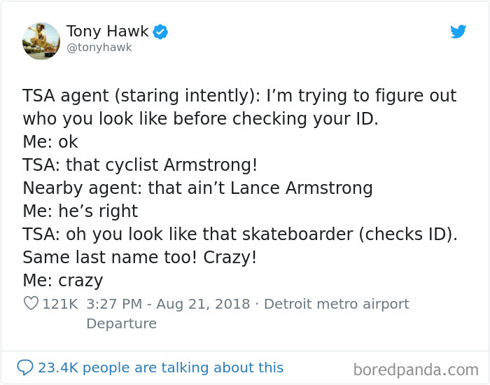 12 Hilarious Times People Didn’t Realize They Were Talking To Tony Hawk (New Tweets)