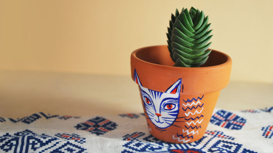 I Create Things For Cat &#038; Plant Lovers And It Started With A Giant Pot