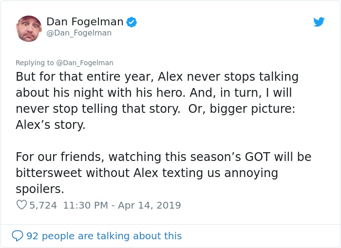 George RR Martin Unknowingly Has Dinner With Dying Fan, His Friend Thanks Him With Wholesome Post George RR Martin Unknowingly Has Dinner With Dying Fan, His Friend Thanks Him With Wholesome Post