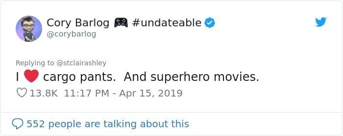 Someone Tweets About Super Hero Fans Being Undateable, So This Woman Reveals The Toxicity Surrounding Men Someone Tweets About Super Hero Fans Being Undateable, So This Woman Reveals The Toxicity Surrounding Men