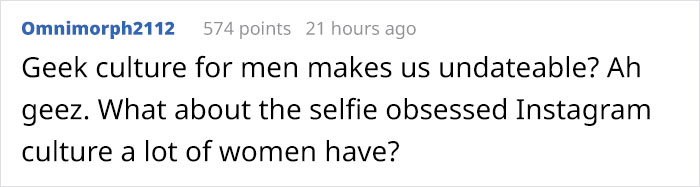 Someone Tweets About Super Hero Fans Being Undateable, So This Woman Reveals The Toxicity Surrounding Men Someone Tweets About Super Hero Fans Being Undateable, So This Woman Reveals The Toxicity Surrounding Men