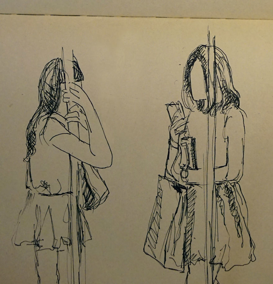 I Quick Sketch On Shenzhen Subway