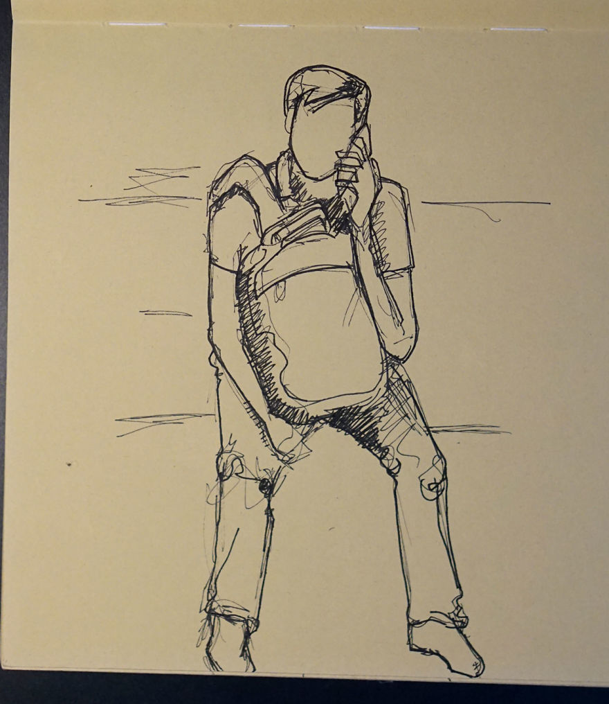 I Quick Sketch On Shenzhen Subway