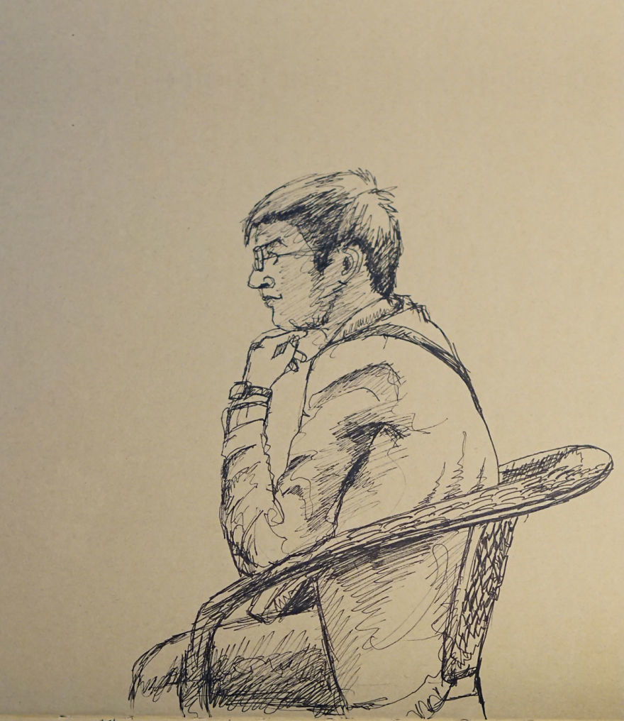 I Quick Sketch On Shenzhen Subway