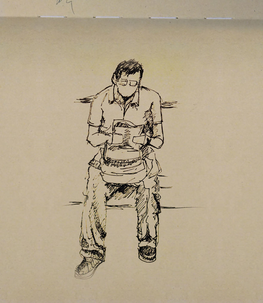 I Quick Sketch On Shenzhen Subway