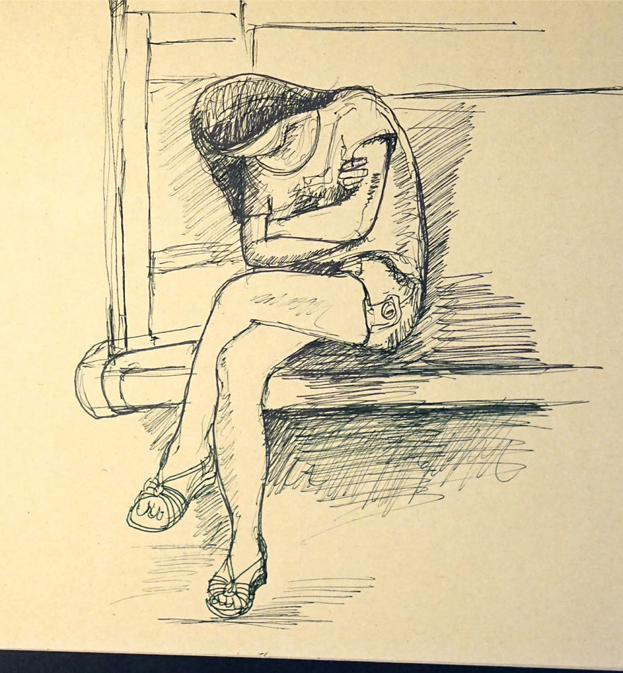 I Quick Sketch On Shenzhen Subway