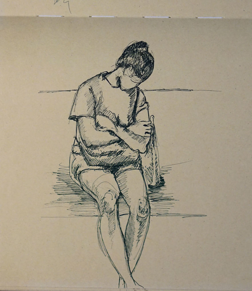 I Quick Sketch On Shenzhen Subway