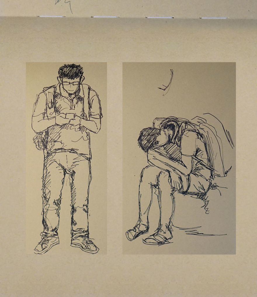 I Quick Sketch On Shenzhen Subway