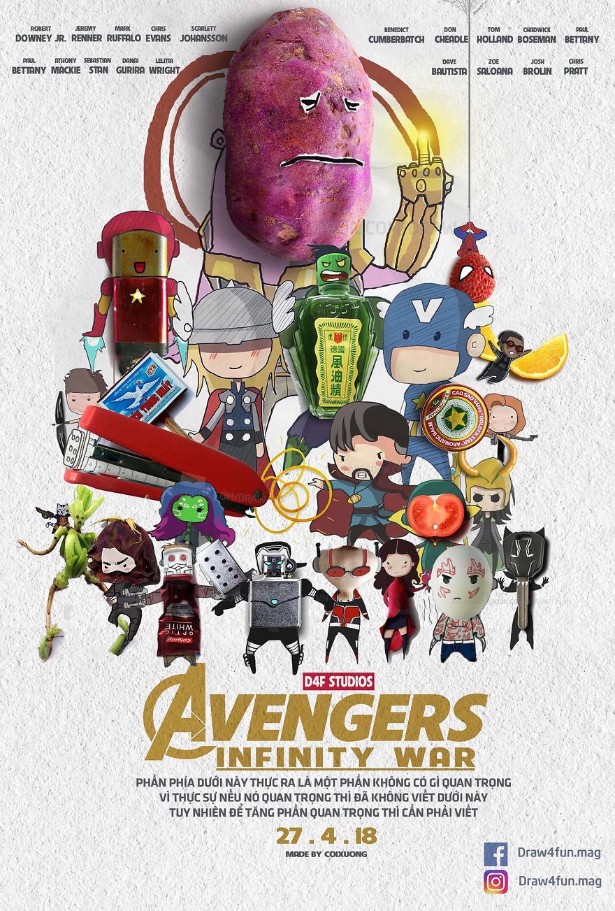 I Recreated Every Marvel Poster Since 2008 With Simple Everyday Objects I Recreated Every Marvel Poster Since 2008 With Simple Everyday Objects