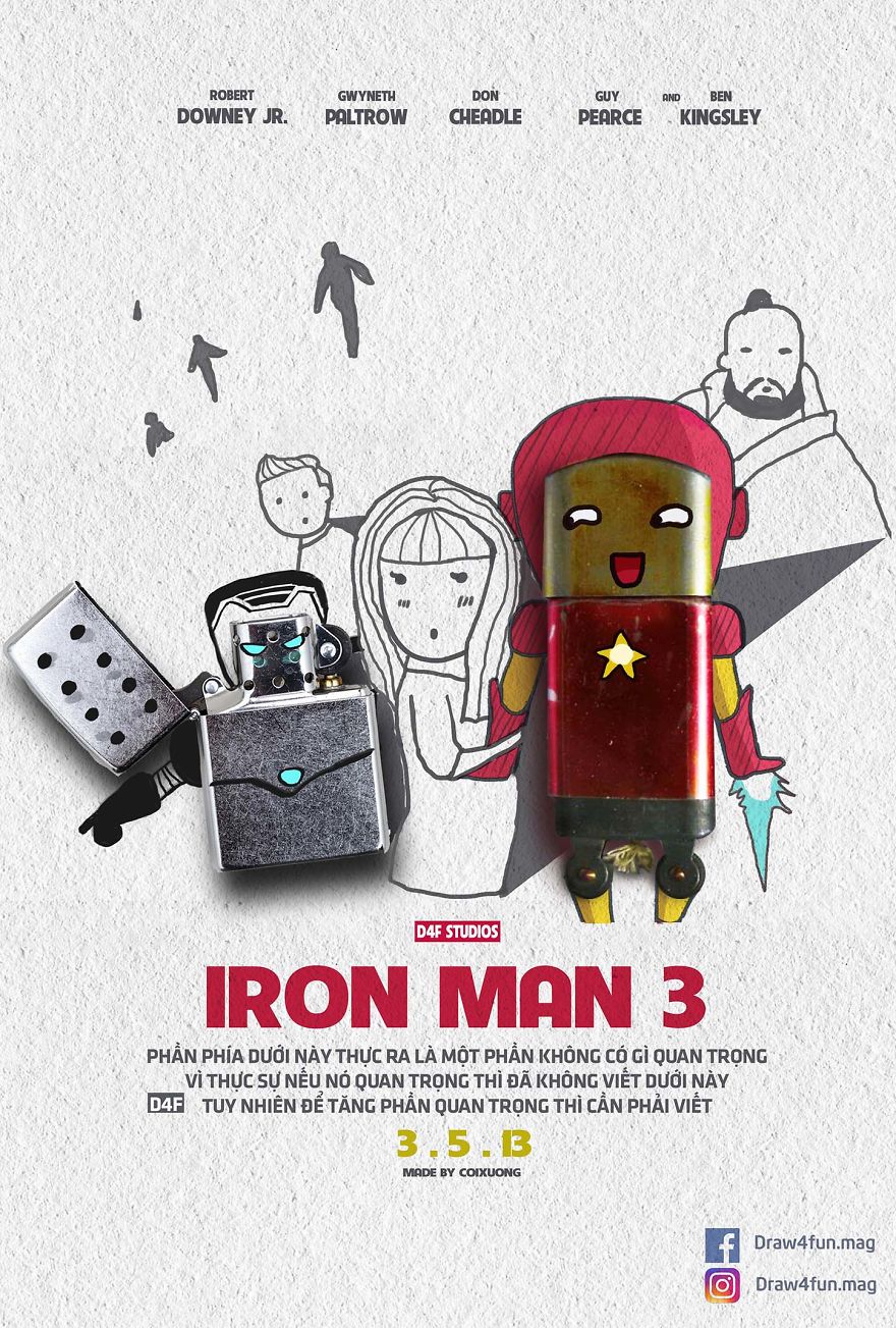 I Recreated Every Marvel Poster Since 2008 With Simple Everyday Objects I Recreated Every Marvel Poster Since 2008 With Simple Everyday Objects