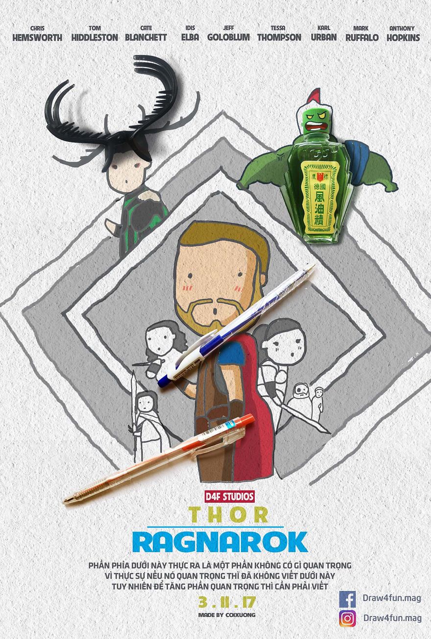 I Recreated Every Marvel Poster Since 2008 With Simple Everyday Objects I Recreated Every Marvel Poster Since 2008 With Simple Everyday Objects