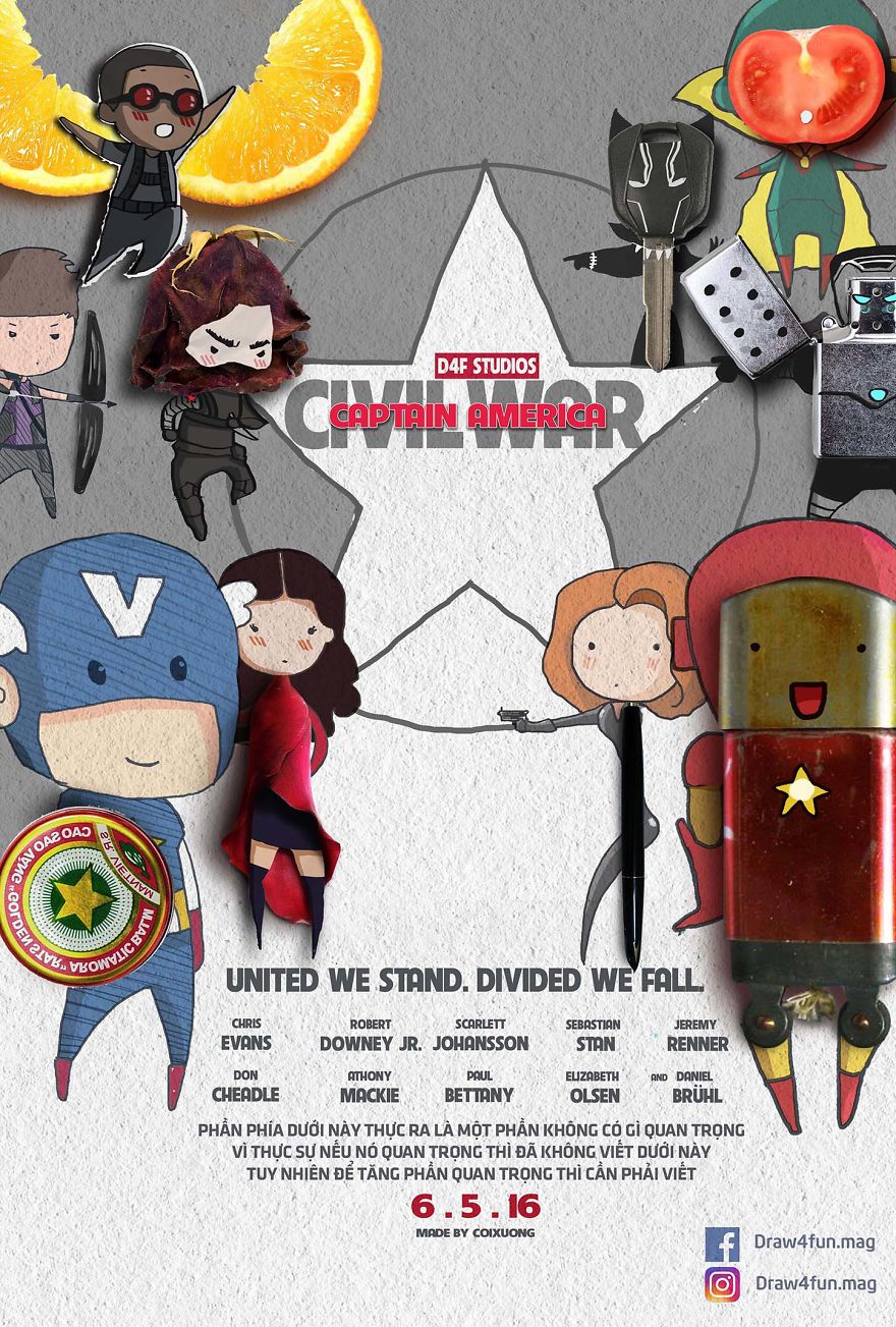 I Recreated Every Marvel Poster Since 2008 With Simple Everyday Objects I Recreated Every Marvel Poster Since 2008 With Simple Everyday Objects