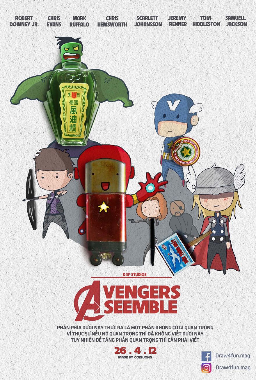 I Recreated Every Marvel Poster Since 2008 With Simple Everyday Objects I Recreated Every Marvel Poster Since 2008 With Simple Everyday Objects