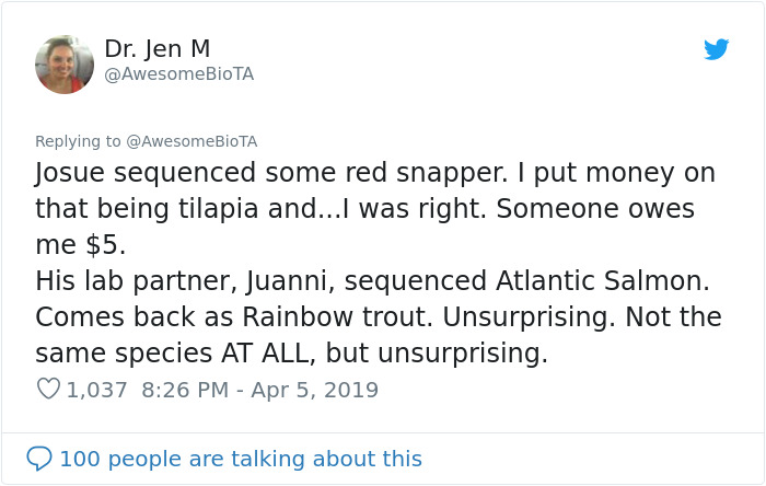 Biologist Exposes Sushi Restaurants For False Labels For Their Ingredients Biologist Exposes Sushi Restaurants For False Labels For Their Ingredients