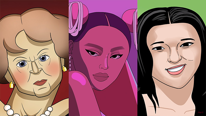 3 Artists Draw Celebrity Portraits Based Only On Oral Descriptions And The Result Is Cracking People Up