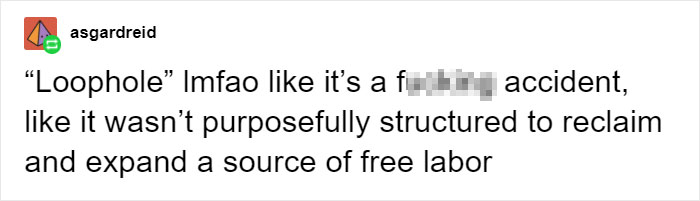 Student Claims That An Exception In The 13th Amendment Still Permits Slavery If You’re Convicted, Posts Brutal Examples Student Claims That An Exception In The 13th Amendment Still Permits Slavery If You’re Convicted, Posts Brutal Examples
