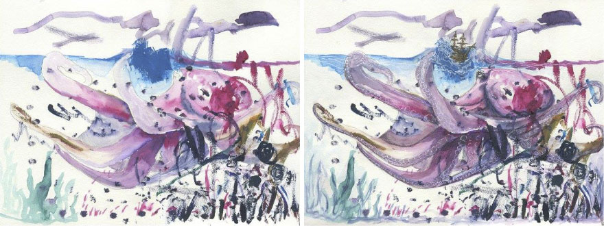 I Collaborate With My 3-Year-Old And 7-Year-Old To Create Imaginative Illustrations I Collaborate With My 3-Year-Old And 7-Year-Old To Create Imaginative Illustrations