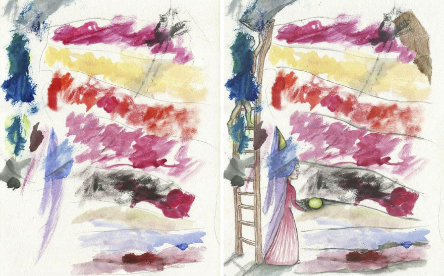 I Collaborate With My 3-Year-Old And 7-Year-Old To Create Imaginative Illustrations I Collaborate With My 3-Year-Old And 7-Year-Old To Create Imaginative Illustrations