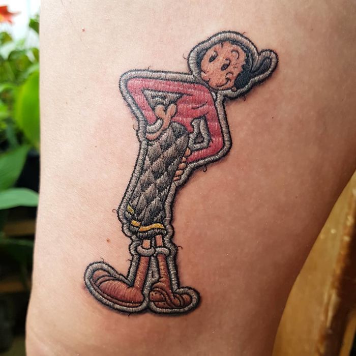 Apparently, Embroidery Tattoos Are A Thing And It Looks Cooler Than It Sounds (30 Pics) Apparently, Embroidery Tattoos Are A Thing And It Looks Cooler Than It Sounds (30 Pics)