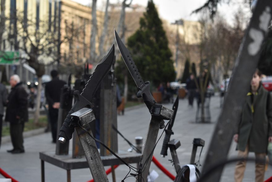 New Social Campaign Aims To Limit Accessibility Of Bladed Weapons In Georgia New Social Campaign Aims To Limit Accessibility Of Bladed Weapons In Georgia