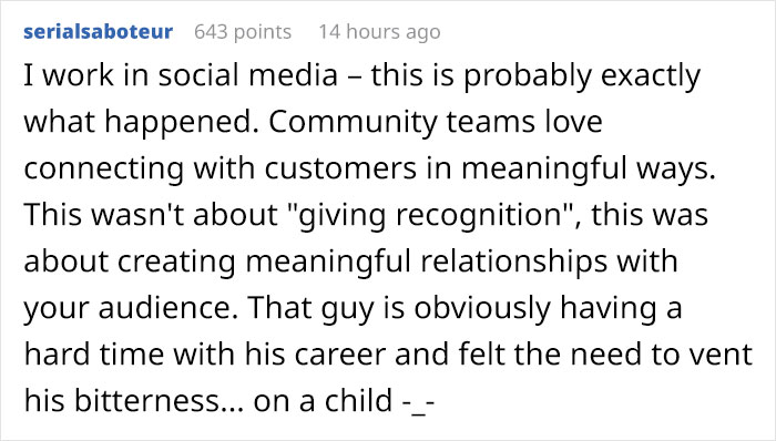 Insecure Artist Attacks Company For Recognizing Child&#8217;s Fan Art And Ignoring &#8216;Real Artists&#8217;, Gets Destroyed With A One-Liner