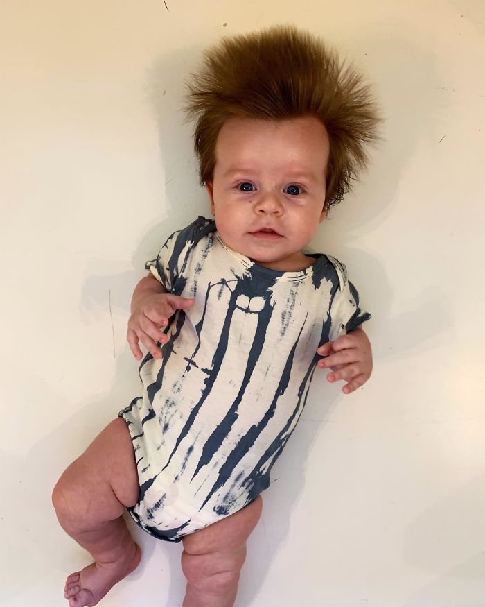 A Four-Month-Old Baby From Australia Has A Head Full Of Lush Hair That Causes A Stir Wherever He Goes A Four-Month-Old Baby From Australia Has A Head Full Of Lush Hair That Causes A Stir Wherever He Goes