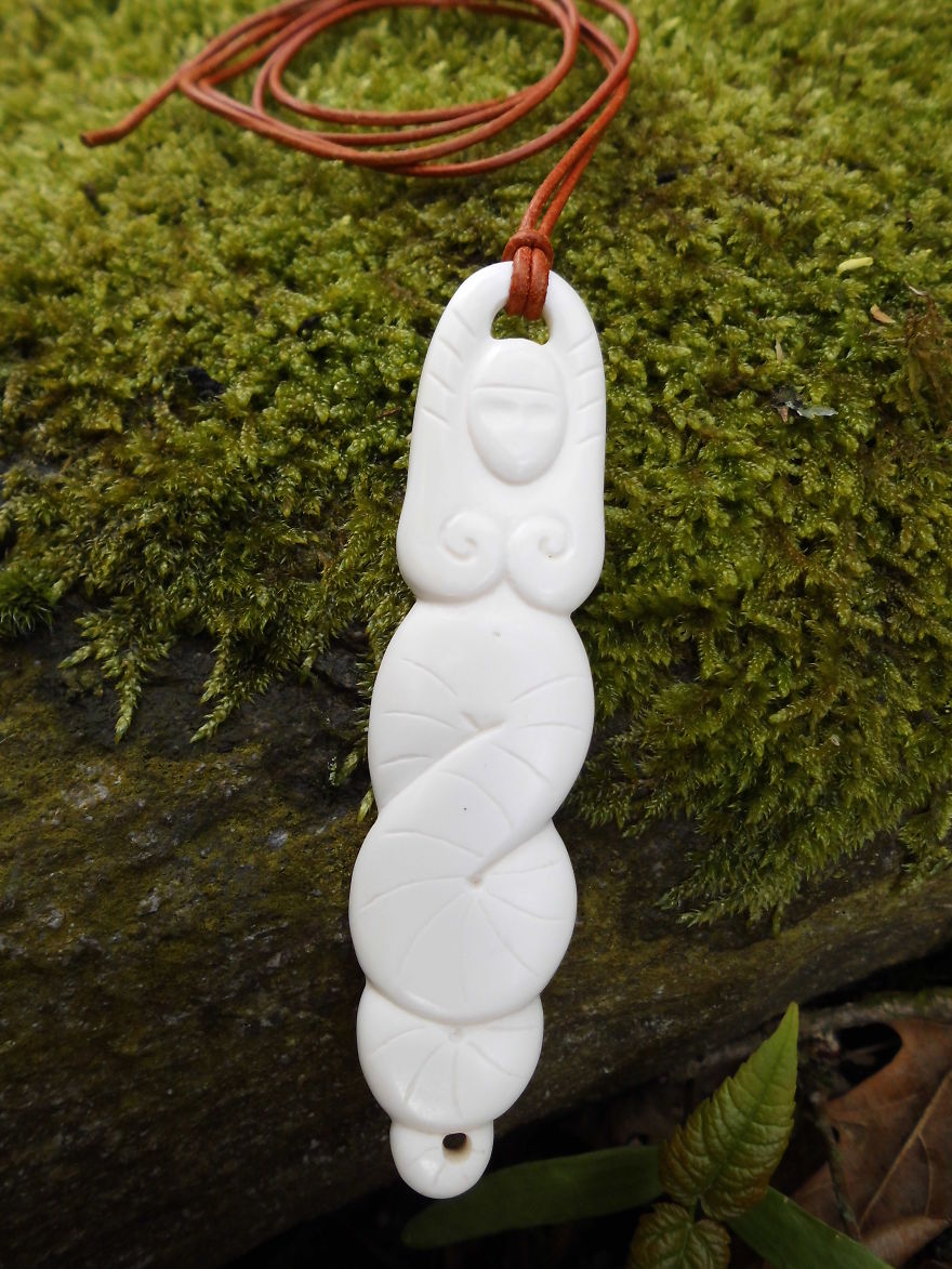 I Carve Jewelry From Deer Bone And Mammoth Ivory