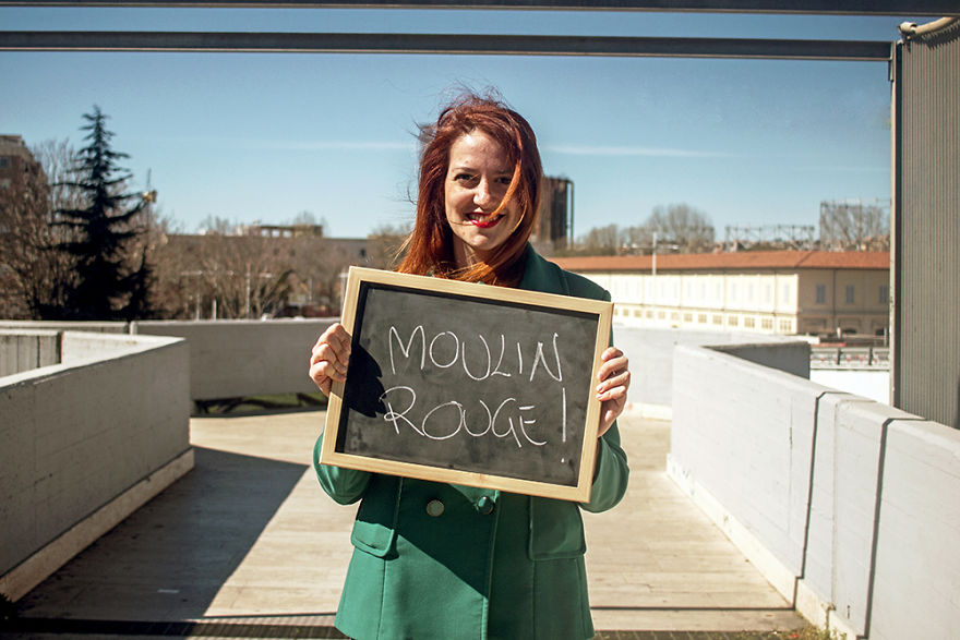 I Ask People To Write On My Blackboard Their Favorite Movie