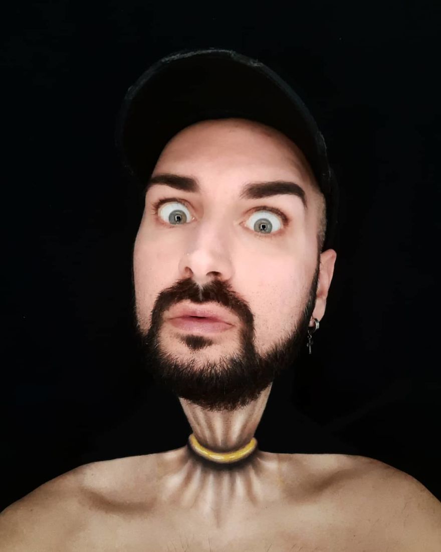 30 Stunning 3D Makeup Optical Illusions By Luca Luce 30 Stunning 3D Makeup Optical Illusions By Luca Luce