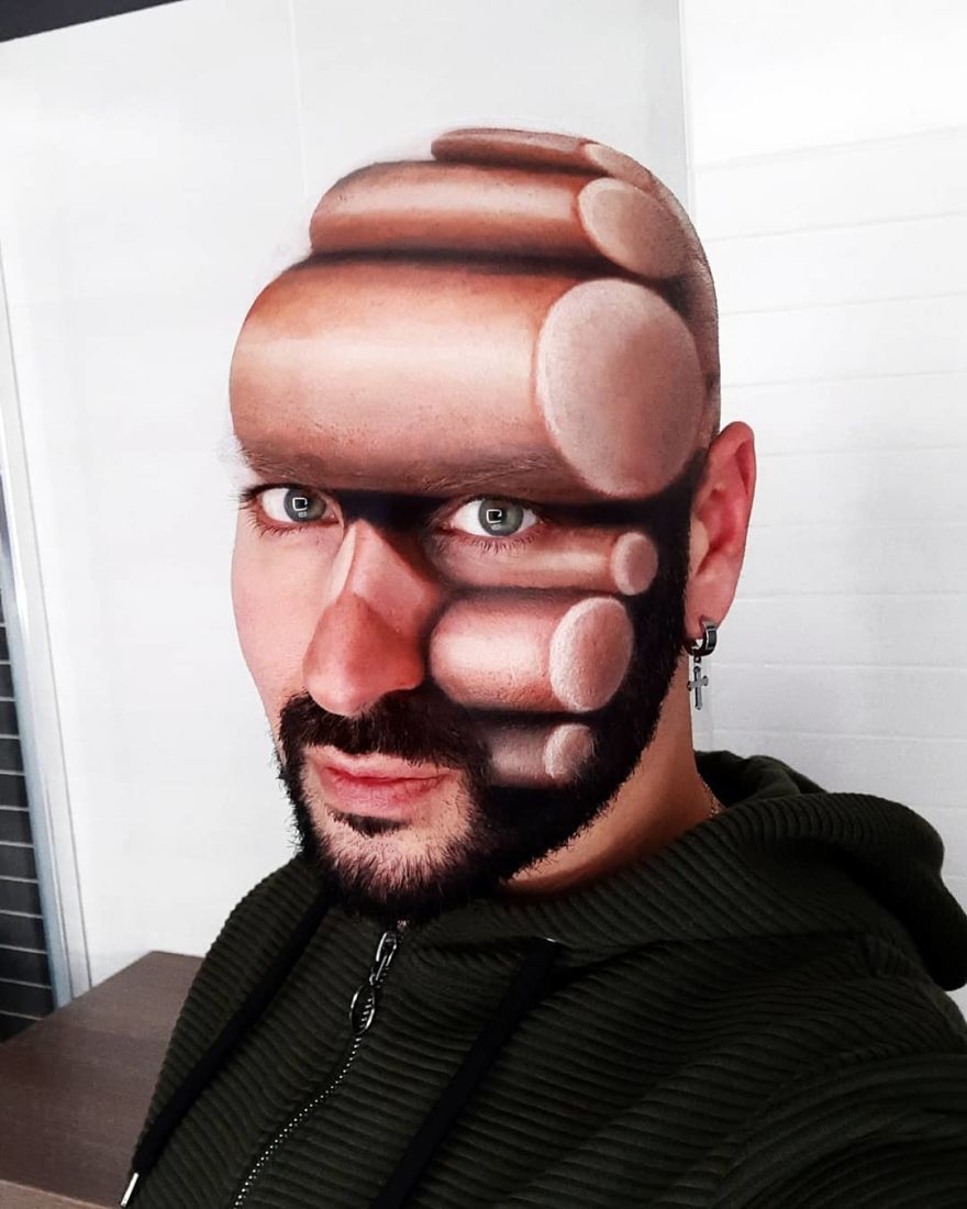 30 Stunning 3D Makeup Optical Illusions By Luca Luce 30 Stunning 3D Makeup Optical Illusions By Luca Luce