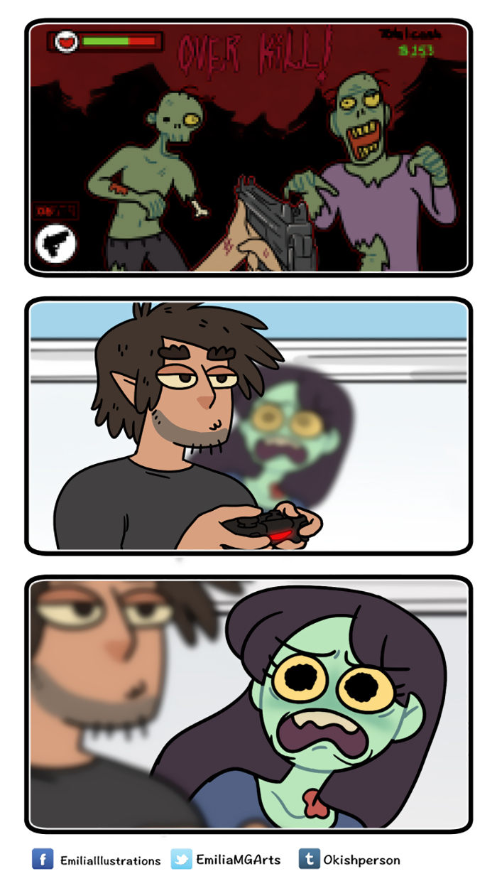 20 Funny Comics That Show What Would Happen If A Werewolf Was Dating A Zombie 20 Funny Comics That Show What Would Happen If A Werewolf Was Dating A Zombie