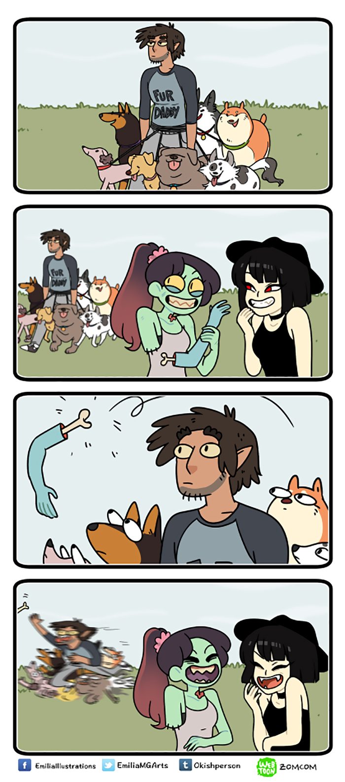 20 Funny Comics That Show What Would Happen If A Werewolf Was Dating A Zombie 20 Funny Comics That Show What Would Happen If A Werewolf Was Dating A Zombie