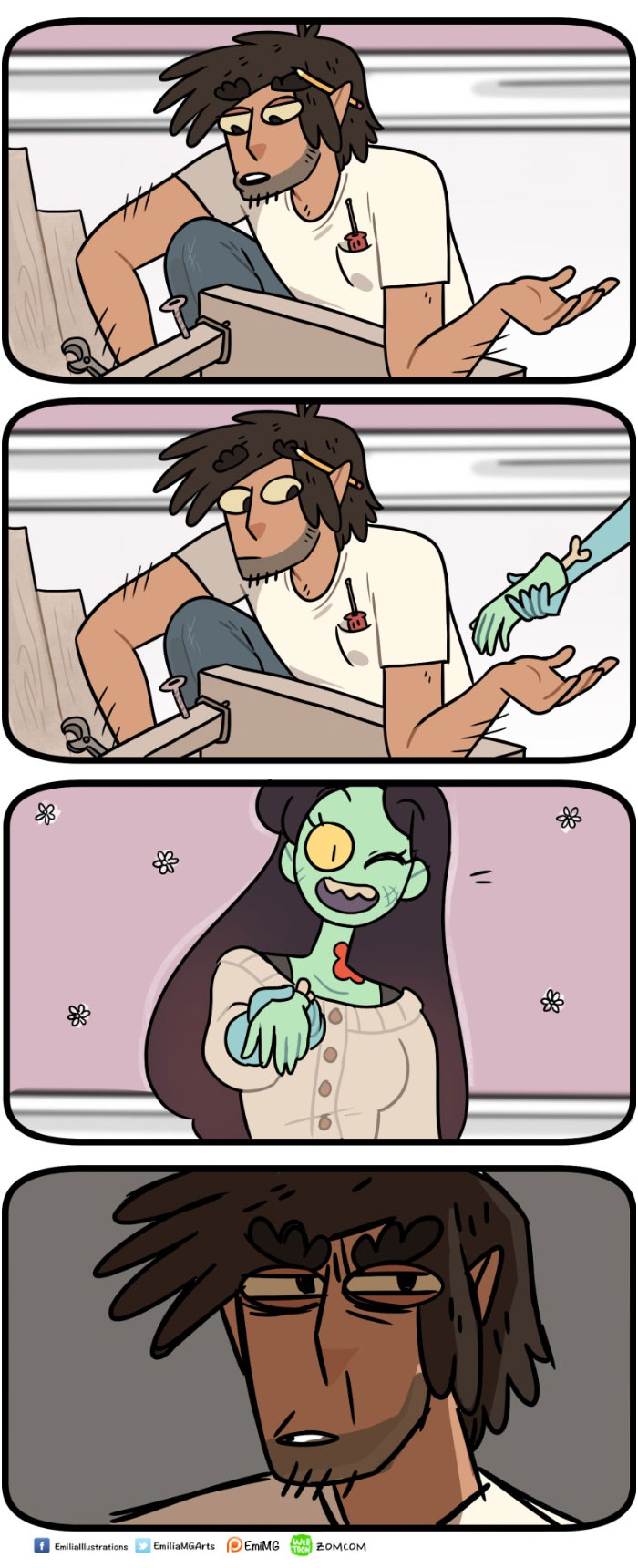 20 Funny Comics That Show What Would Happen If A Werewolf Was Dating A Zombie 20 Funny Comics That Show What Would Happen If A Werewolf Was Dating A Zombie