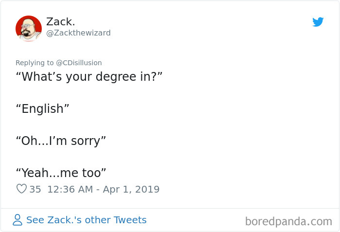 30 Of The Funniest Tweets From People Answering The Question &#8216;What&#8217;s Your Degree In&#8217;